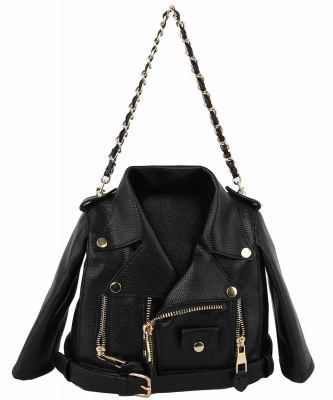 Motorcycle Jacket Convertible Backpack LY128 BLACK